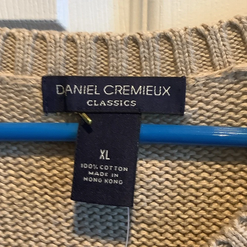 Daniel Cremieux‎ Men's Beige V-Neck Sweater Vest